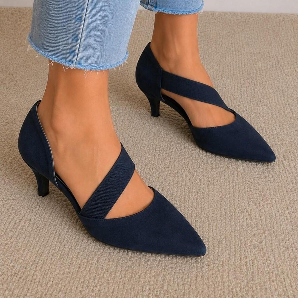 Alex marie navy blue suede